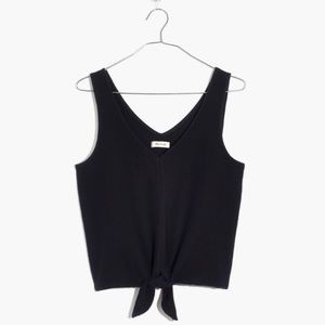 Madewell Texture & Thread tie front tank top
